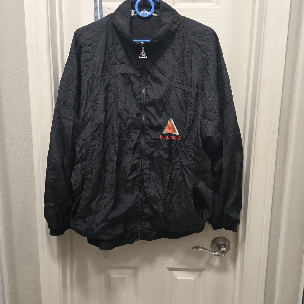 Le Coq Sportif Vintage Black Tracksuit Size L